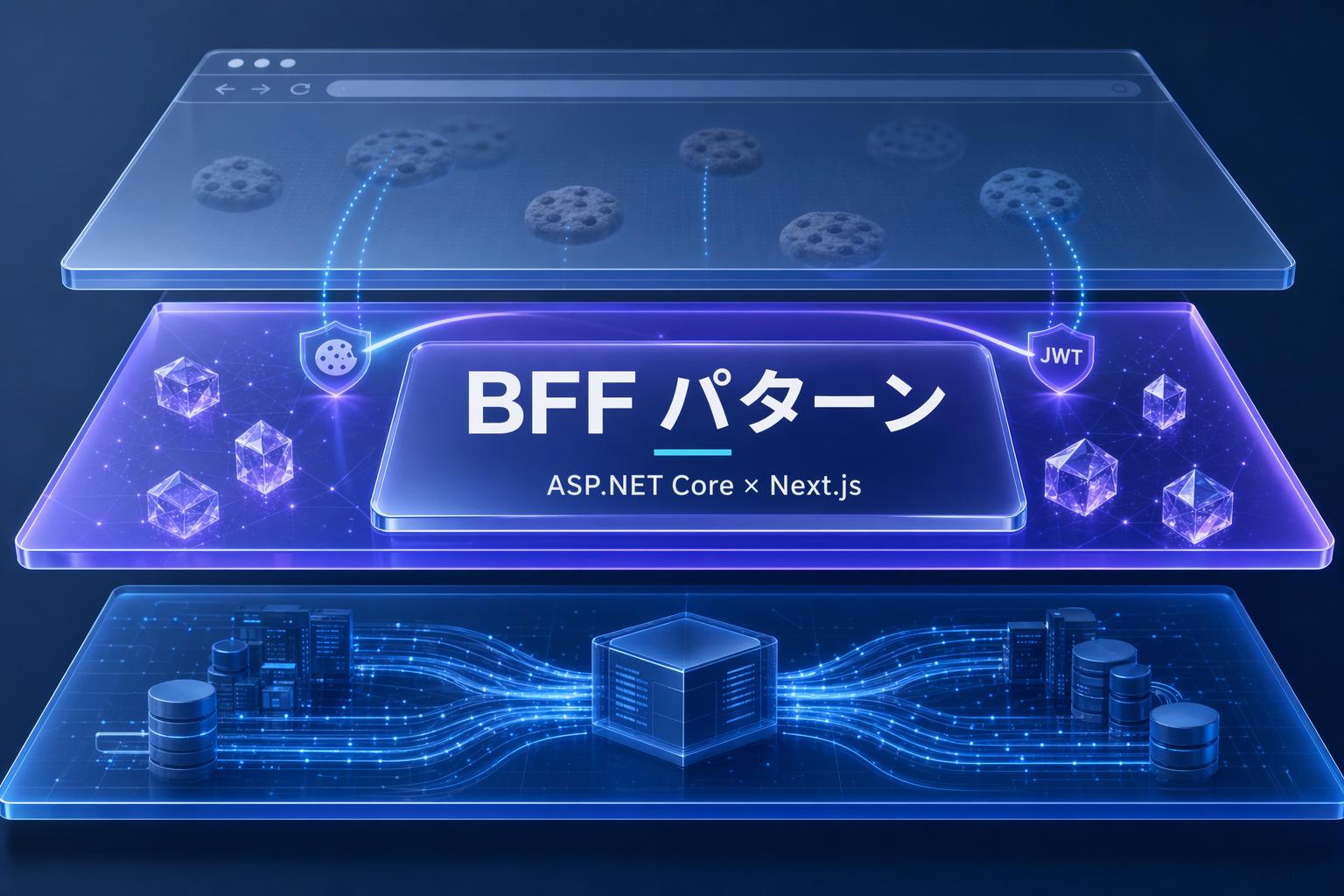 ASP.NET Core × Next.js の BFF パターン — 認証・キャッシュ・SSR の最適解のアイキャッチ画像