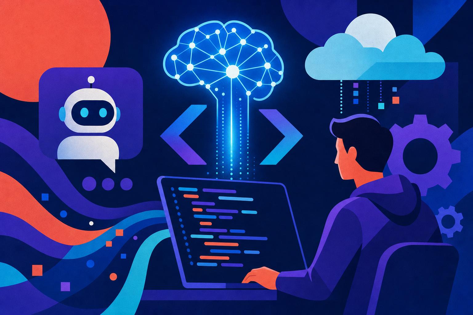 .NET × AI 活用 完全ガイド — アプリ組み込みからAI駆動開発までのアイキャッチ画像